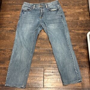 Flag & Anthem Premium Denim Nashville Straight Jeans - Erie Wash 33x30